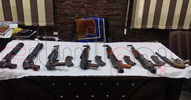 ضبط 9 أسلحة نارية و 39 قضية مخدرات فى حملة أمنية بالجيزة