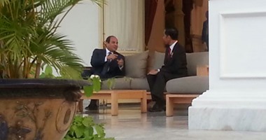 السيسى يعقد لقاءً مع نظيره الإندونيسى.. ومؤتمر صحفى بعد قليل لإعلان النتائج