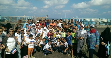 بالصور.. انطلاق ماراثون الرياضة للعائلة على كورنيش الإسكندرية