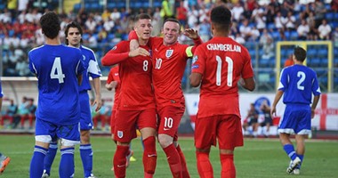 بالفيديو.. إنجلترا تضع قدما فى يورو 2016 بسداسية فى شباك سان مارينو