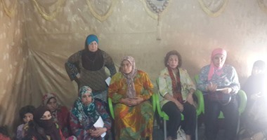 بالصور.. وفد المرأة العربية يرصد معاناة لاجئات سوريا بمخيم زحلة فى البقاع