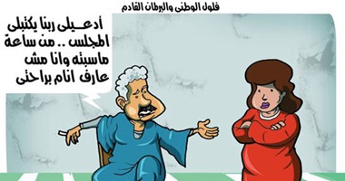 فلول "الوطنى" والانتخابات فى كاريكاتير "اليوم السابع"