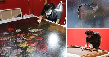 أشخاص يدخلون التاريخ بإفساد الفن.. طفل تايوانى يتلف لوحة بـ1.50مليون دولار