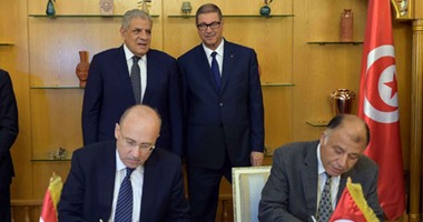 محلب ونظيره التونسى يشهدان التوقيع على 16 اتفاقية تعاون بين البلدين
