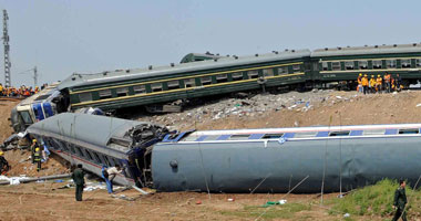 مصرع وإصابة 25 فى حادث انحراف قطار بولاية راجستان الهندية