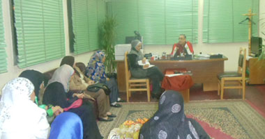 برلمان المرأة بالفيوم يلتقى وكيل وزارة الصحة 