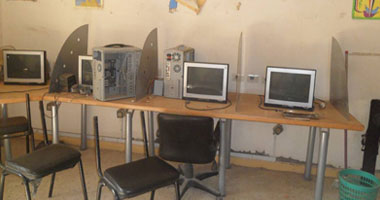 سرقة أجهزة الكمبيوتر من مدرسة صنايع بمدينة أبوحماد فى الشرقية