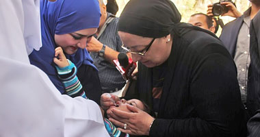 انطلاق الحملة القومية للتطعيم ضد شلل الأطفال بأسوان