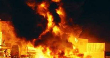السيطرة على حريق بمصنع مناديل ورق بمدينة العاشر بالشرقية 