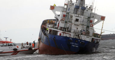 اصطدام سفينة شحن بناقلة مواد كيماوية قبالة ساحل جنوب شرقى سول