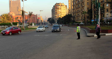 سيولة مرورية بميدان التحرير وتكثيف أمنى بمحيط المتحف المصرى