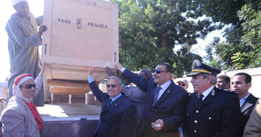  نقل نموذج مقبرة توت عنخ آمون إلى منزل كارتر بالأقصر