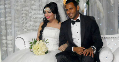 بالصور .. شيكابالا يشارك حارس الزمالك فرحة حفل زفافه