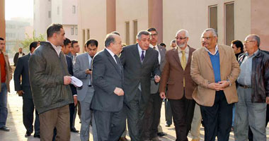 بالصور: وزير الثقافة يتفقد الإنشاءات الجديدة بأكاديمية الفنون المصرية