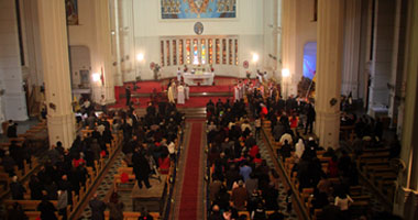 استمرار توافد الآلاف على كنيسة قصر الدوبارة للاحتفال برأس السنة