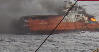 الصليب الأحمر: مقتل شخصين فى حريق سفينة قبالة سواحل كوستاريسكا