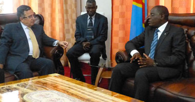 رئيس برلمان الكونغو لنبيل فهمى: ندعم الموقف المصرى بقضية مياه النيل