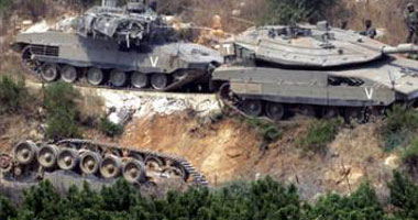 قوات الاحتلال الإسرائيلى يقصف منصات هاون للجيش السورى فى الجولان
