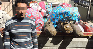 سقوط سائق يتاجر فى المواد المخدرة وبحوزته 200 كيلو بانجو بالقاهرة الجديدة