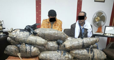 بالصور.. القبض على متهمين بحيازة 3 أجولة بانجو فى الإسماعيلية
