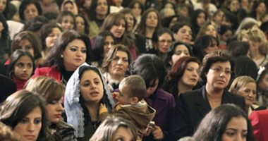 مظاهرة نسائية أمام مقر الأمم المتحدة فى غزة بمناسبة يوم المرأة العالمى