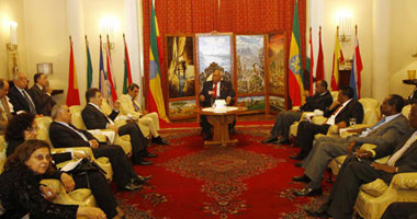 بالصور.. وفد الدبلوماسية الشعبية يلتقى رئيس إثيوبيا
