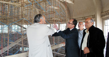 زيارة مفاجئة لـ"أشرف رضا" لمتابعة تطوير متحف الجزيرة