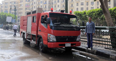 حريق بمطعم اندريا بجوار مستشفى النيل بداورى بالمعادى