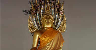 تمثال لبوذا يضم بداخله مومياء راهب محور معرض فريد فى بودابست