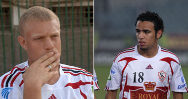 خناقة حامية بين سيد مسعد وحازم إمام فى تدريب الزمالك