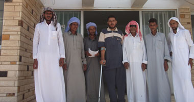 اعتصام العاملين بالموارد المائية والرى فى جنوب سيناء 