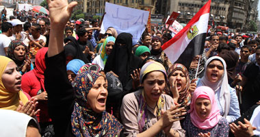 آلاف المتظاهرين فى ميدان التحرير للمطالبة برحيل الرئيس مرسى