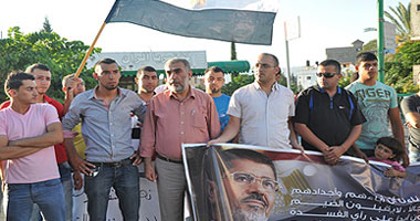 بالصور.. عرب 48 بإسرائيل يتظاهرون  دعما لمرسى