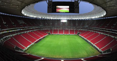 ملعب مونديال البرازيل يستقبل حفل زواج جماعى