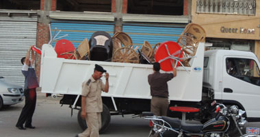 بالفيديو.. إزالة 258 حالة إشغالات بمدينة كفر الشيخ