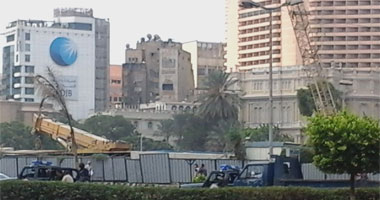 سيارات الانتشار السريع تجوب ميدان التحرير ومنطقة وسط البلد