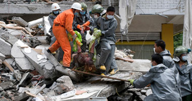 55 ألف قتيل حصيلة زلزال سيشوان و25 ألف مفقود 
