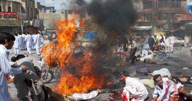 عاجل مقتل ستة أشخاص فى تفجير انتحارى خلال لعبة بوزكاشى فى أفغانستان 
