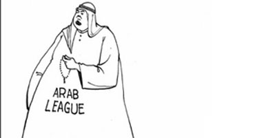 معاناة الشعب الفلسطينى والموقف العربى فى "كاريكاتير" باكستانى