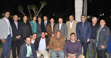 بالصور.. اجتماع قائمتى "طاهر" و"مجيب" فى نادى الصيد