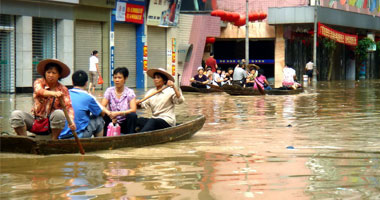 مصرع 8 أشخاص وفقد 17 آخرين فى انهيار أرضى ناتج عن الأمطار بالصين