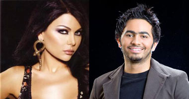 هيفاء وتامر فى أوسكار عيد الربيع