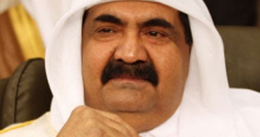 أمير قطر يجتمع مع برى ومشعل