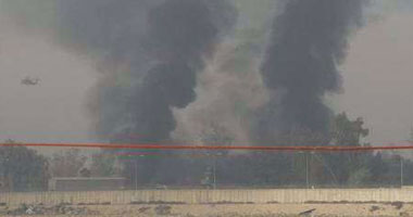 قصف صاروخى يستهدف السفارة الأمريكية فى العراق
