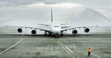 مطار شرم الشيخ يستقبل أكبر طائرة ركاب فى العالم