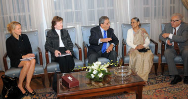 موسى يجتمع بوفد الحكماء قبل زيارتهم لغزة