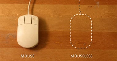 Mouseless اختراع جديد يخفى فأرة الكمبيوتر 