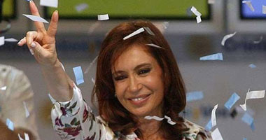 فوز كريستينا كيرشنر بالانتخابات الرئاسية فى الأرجنتين