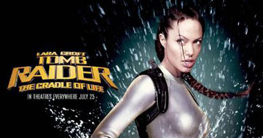 جولى فى "Lara Croft Tomb Raider: The Cradle of Life" 