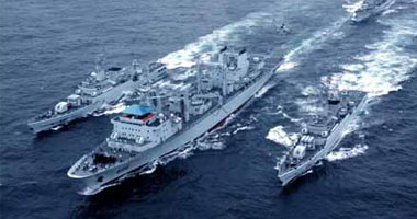 سفن عسكرية صينية تنتهك المياه اليابانية قرب جزر متنازع عليها